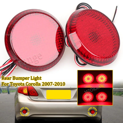 Tail Rear Bumper Reflector Light Brake Lamp For Toyota Corolla 2007 2008 2009 2010 For Nissan Qashqai/Trail Accessories Auto