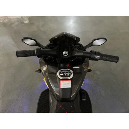 Kids Motorcycle Ride-On Motorcycle 3-Wheels 12 V kids  ride on toy with PU seat Training Wheels