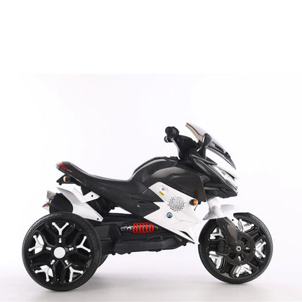 Kids Motorcycle Ride-On Motorcycle 3-Wheels 12 V kids  ride on toy with PU seat Training Wheels