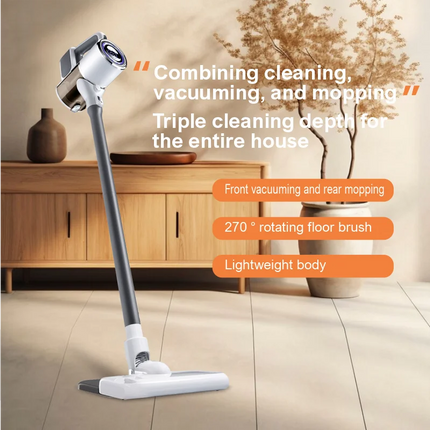 Wireless Household 3 in 1 Cleaning Vacuuming Mopping Vacuum Cleaner Mops