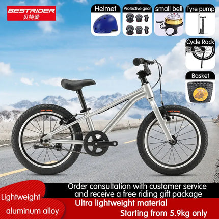 New 16/20 Inch Single Speed Mountain Bicycle Children's Bike