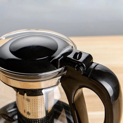 Heat Resistant Glass Teapot Heated Container Tea Pot