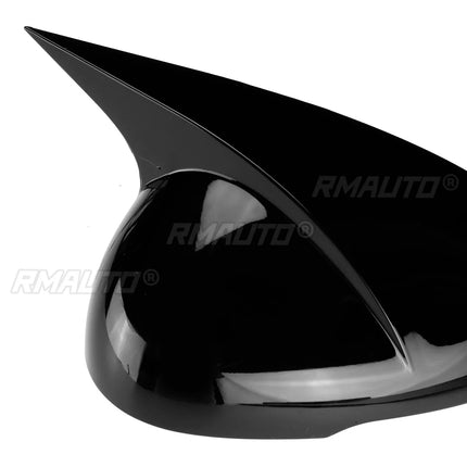 For KIA K5 Optima 2020 2021 2022 Body Side Door Rearview Mirror Cover Sticker Trim ABS Carbon Fiber
