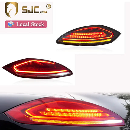 SJC Auto Car Light for Porsche Panamera 2010-2013  970.1 LED Style Tail Lights Rear Lamp Plug and Play