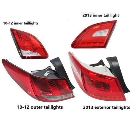 Car Tail Lights for Peugeot 408 2010 2011 2012 2013 Rear Lights Stop Brake Lamp Driving Light