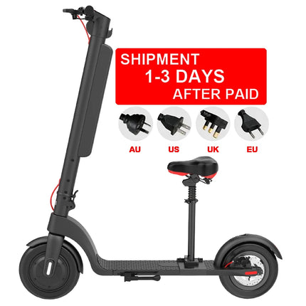 New Model X8 Offroad EL Scooters 250w 10ah Lithium Battery Wheel Size 10" 250Watt 25km/h Adult Electric Scooter