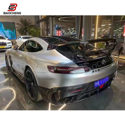AMG Style Carbon Fiber Rear Wing Spoiler for Mercedes-Benz AMG GT GTC GTS 2015-2018 Body Kit Retrofit