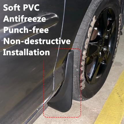 4Pcs Set Car Mudguards For Toyota Corolla Altis 2004-2018 Front Rear Fender Mud Flaps Splash Guards PVC Automotive Accessories