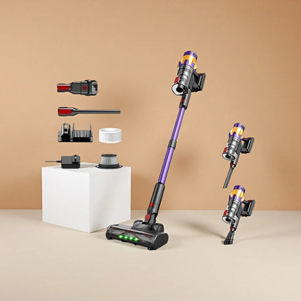 Strong Suction Automatic Boost Cordless Handheld Vacuum Cleaner Lightweight Home Dust Mite 2024