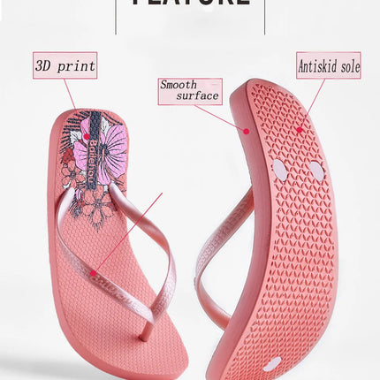 EOFK Women Slippers Beach Summer Flip Flops Fashion Designer Ladies Purple Home Female Slides