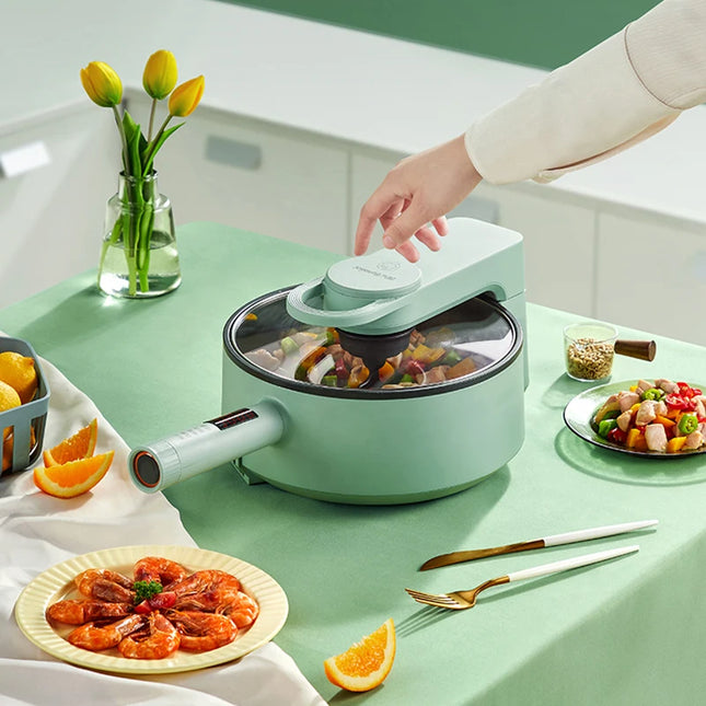 Multifunctional Cooking Machine Electric Stir-Frying Wok Pot Intelligent Cooker Robot Automatic Lazy Cook Cooking Wok