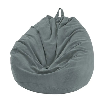 BeanBag Sofas Cover Chairs without Filler Soft Removable Corduroy Lounger Seat
