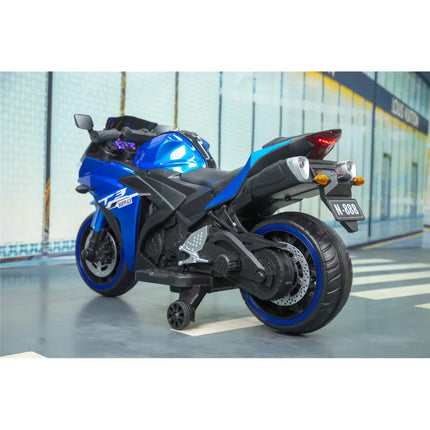 12V motorcycle for kids Boys Girls 12v7ah kids motorcycle with Training Wheels/manual throttle/ drive by hand
