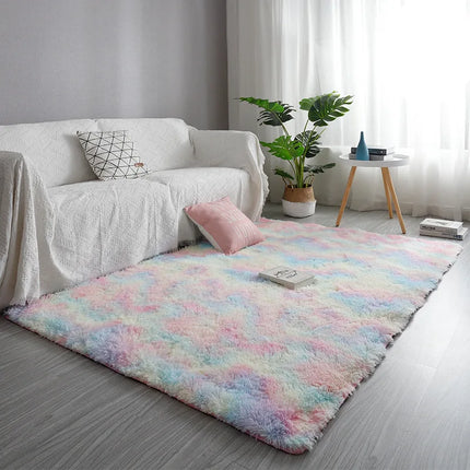 carpet living room Decoration Children bedroom carpet Fluffy Mat for hallway Non-slip Hair Rugs