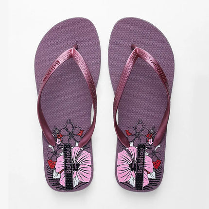 EOFK Women Slippers Beach Summer Flip Flops Fashion Designer Ladies Purple Home Female Slides