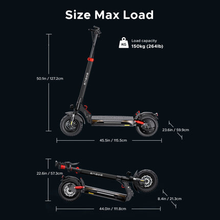 E-Scooter 500W 48V 18Ah Foldable Scooter Finger Hook Thomb Accelaration Electric Scooter