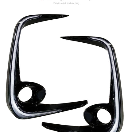 Car LED DRL Daytime Running Light Yellow Turn Signal 12V Fog Lamp Decoration Bumper Light For Toyota Corolla 2019 2020 2021 2022