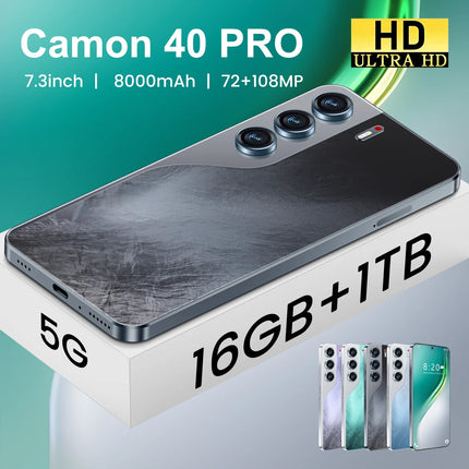 Camon40 Pro Cross-Border Android Mobile Phone 16 1T Generation OTG Octa Core CPU English