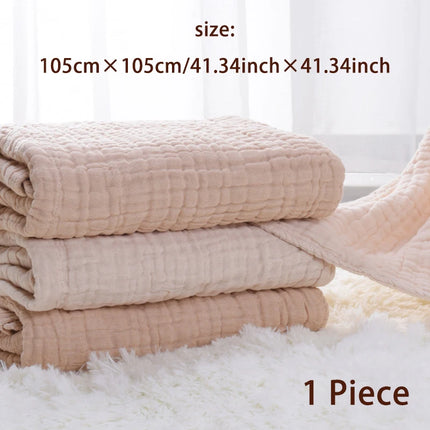 6 Layers Baby Receiving Blanket Bamboo Cotton Infant Kids Swaddle Wrap Blanket