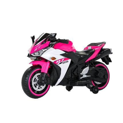 12 V Kids Toys Scooter/Kids Electric Car for Boys Girls with Training Wheels/manual Throttle/ Drive by