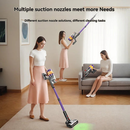 Strong Suction Automatic Boost Cordless Handheld Vacuum Cleaner Lightweight Home Dust Mite 2024