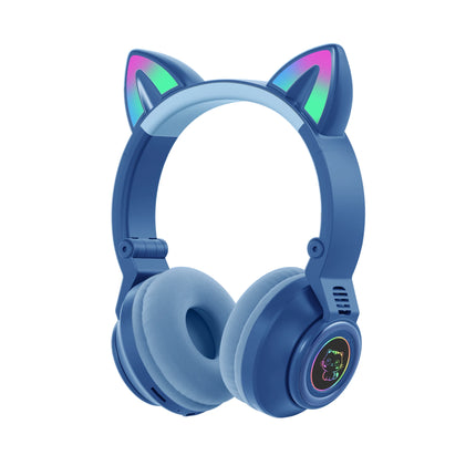 Kids Headset Wireless Child Headphone with Cat Ear   Kids  Light up for  Fire Tablet/Laptop/Pad