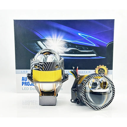 Bi LED Laser Projector Car Light Lenses Q5 A3 A5 Octavia Q3 A8 Alphard 12V White Light 6500K Color H4 LED