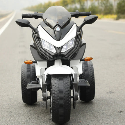 Kids Motorcycle Ride-On Motorcycle 3-Wheels 12 V kids  ride on toy with PU seat Training Wheels