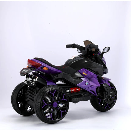 Battery Powered Scooter 3-Wheels 12 V Kids Ride on Scooter Training Wheels/manual Throttle/ Drive by Hand