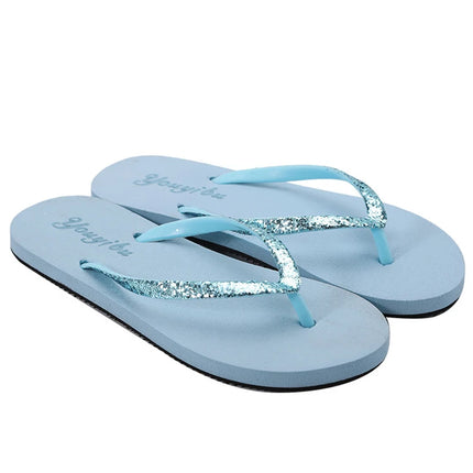 EOFK Women Slippers Beach Summer Flip Flops Fashion Designer Ladies Purple Home Female Slides