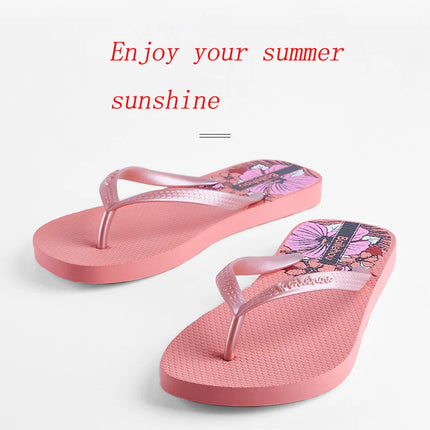 EOFK Women Slippers Beach Summer Flip Flops Fashion Designer Ladies Purple Home Female Slides