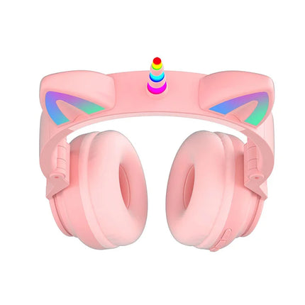 Wireless Earbuds TWS Headphones Stereo Sound Earphones Girls Cat Ear Headset Low Latency Jst