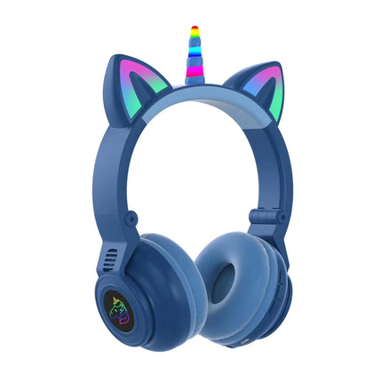 Wireless Earbuds TWS Headphones Stereo Sound Earphones Girls Cat Ear Headset Low Latency Jst