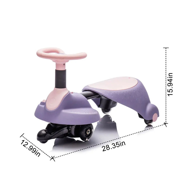 Kids Ride On Electric Scooter,6V Max Speed 3.11MPH PU Wheels,Steering Wheel Rotates 360 degrees,suitable