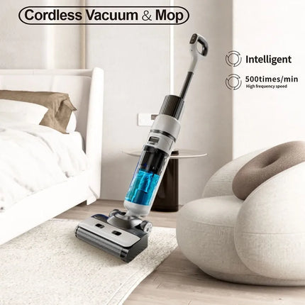 Wireless Battery-Powered Self-Cleaning Robot Vacuum Cleaner Washing Machine Function 121-150 AW Suction 0.7L Dust