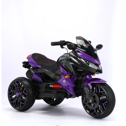 Battery Powered Scooter 3-Wheels 12 V Kids Ride on Scooter Training Wheels/manual Throttle/ Drive by Hand
