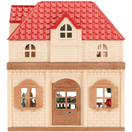 Simulation Kitchen Forest Family Small House Double Three- Story Villa Reindeer  Animal