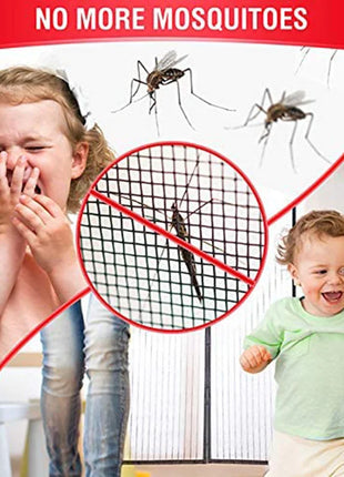 Large Tool-free Magnetic Mosquito Net Summer Anti Bug Fly Door Curtains Mesh Auto Closing Door Screen Anti Bug Fly Door Screen