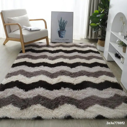 Grey Living Room Large Carpet Hall Coffee Table Floor Mat 160x230 Children's room Bedroom Long Hair