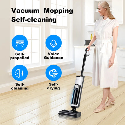 Floors Cleaner Liectroux I7Pro Lightweight Wet Dry Vacuum Cleaners for Multi-Surface Cleaning,Smart