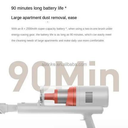 Electric Cordless Vacuum Cleaner 3 Automatic Suction Adjustment for Xiaomi Youpin