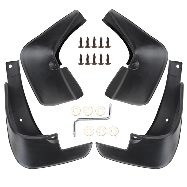 4Pcs Set Car Mudguards For Toyota Corolla Altis 2004-2018 Front Rear Fender Mud Flaps Splash Guards PVC Automotive Accessories