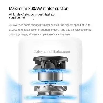 Electric Cordless Vacuum Cleaner 3 Automatic Suction Adjustment for Xiaomi Youpin