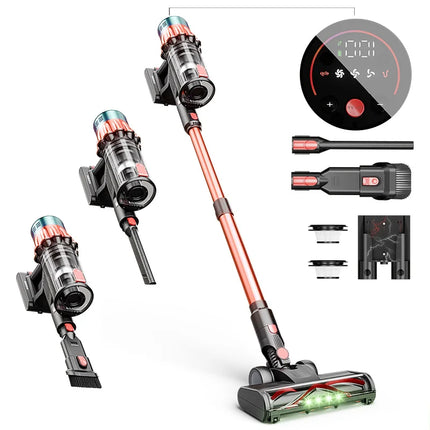 38Kpa High Suction Home Electric Floor Cyclone Rechargeable Battery Stick Upright Wireless Cordless