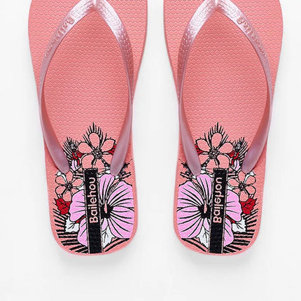 EOFK Women Slippers Beach Summer Flip Flops Fashion Designer Ladies Purple Home Female Slides