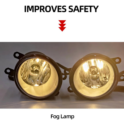 1 Set For Toyota Corolla 2008 2009 2010 Led Fog Lights Fog Lamp Assembly Fog Light Cover Grill Headlight Foglights Frame Frames