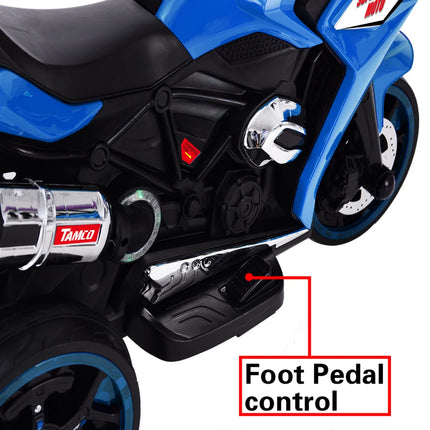 12V Kids Electric Scooter/ Ride on Motorcycle, Three Lighting Wheels Kids Electric Motorcycle