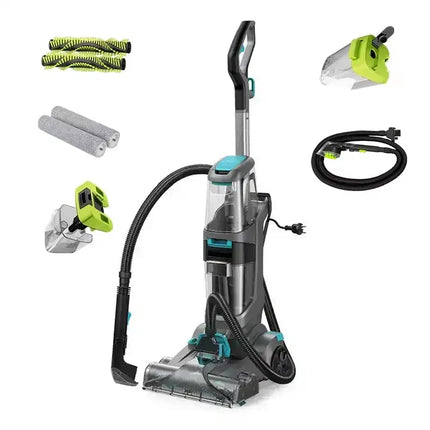Vacuum Wet Carpet Cleaner Electric/Battery-Powered for Home Hotel Use Dry for Hard Floors Pets