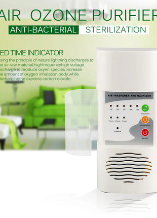 ATWFS Air Ozonizer Air Purifier Home Deodorizer Ozone Ionizer Generator Sterilization Germicidal Filter Disinfection Clean Room