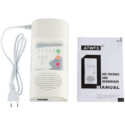 ATWFS Air Ozonizer Air Purifier Home Deodorizer Ozone Ionizer Generator Sterilization Germicidal Filter Disinfection Clean Room